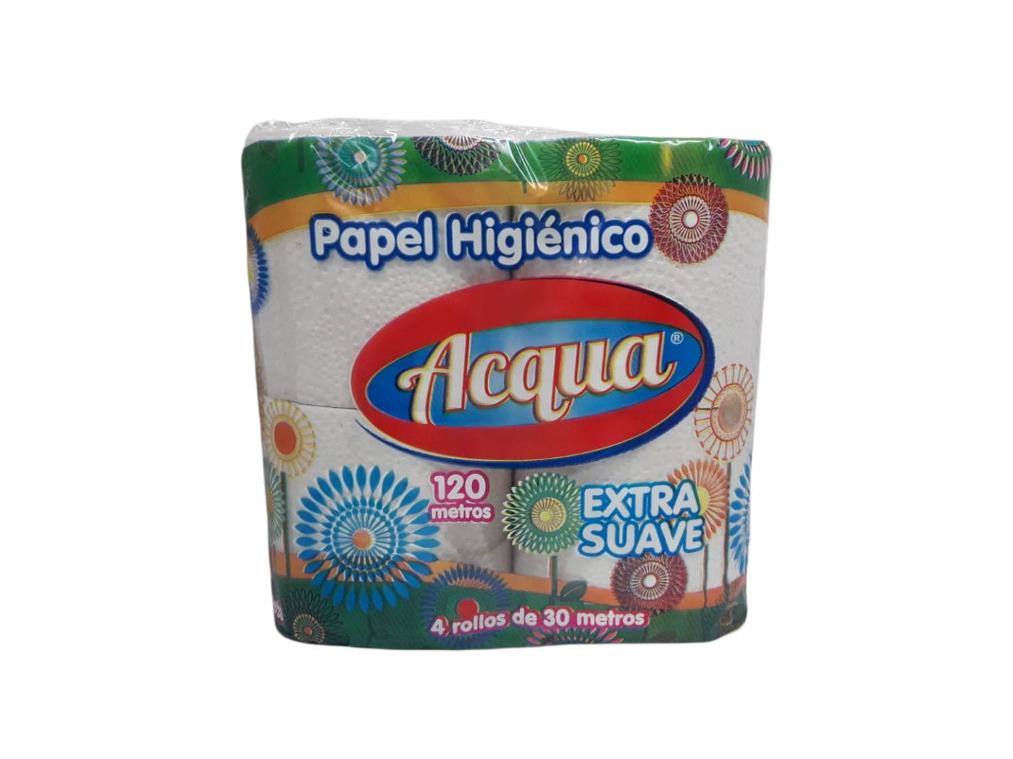 PAPEL HIGIENICO BLANCO ACQUA (BOLSON 48 ROLLOS X 30 MT)
