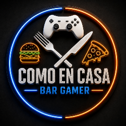 Logo Como en Casa - BAR GAMER -
