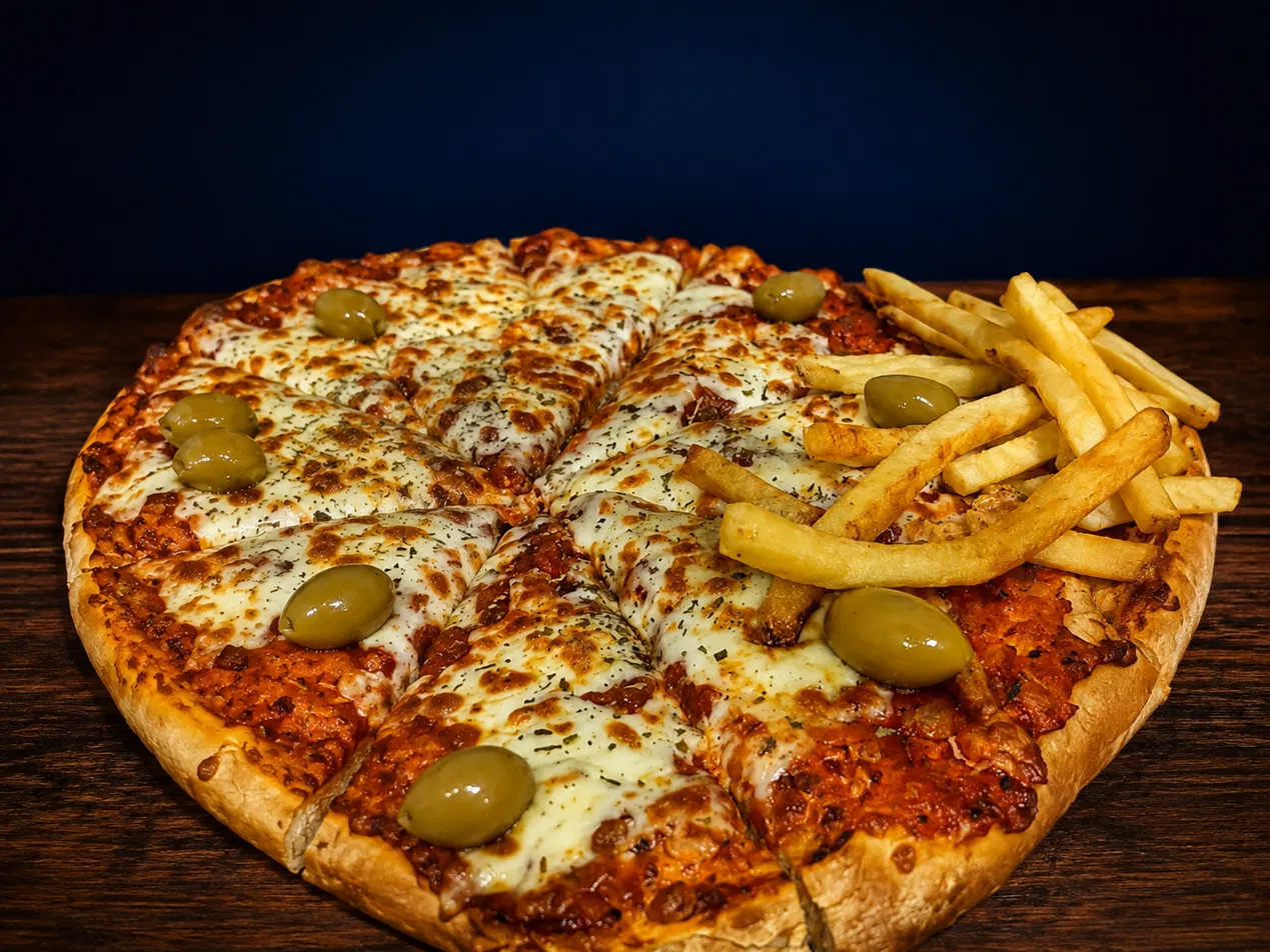 Pizzas de muzza 2  x $ 22000