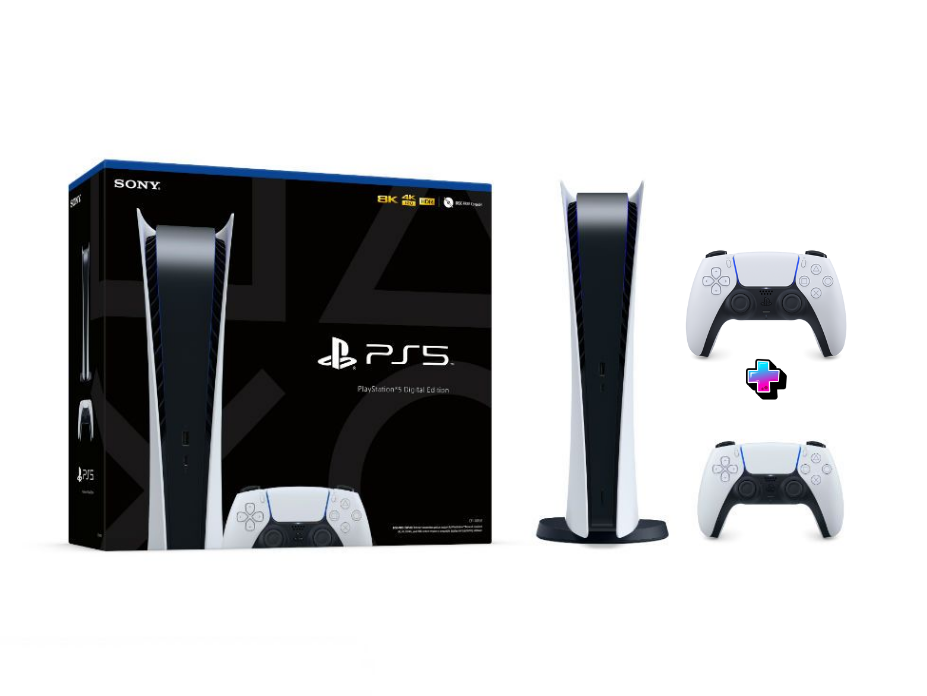PlayStation 5 Digital Edition (1TB) + 2 Joysticks DualSense