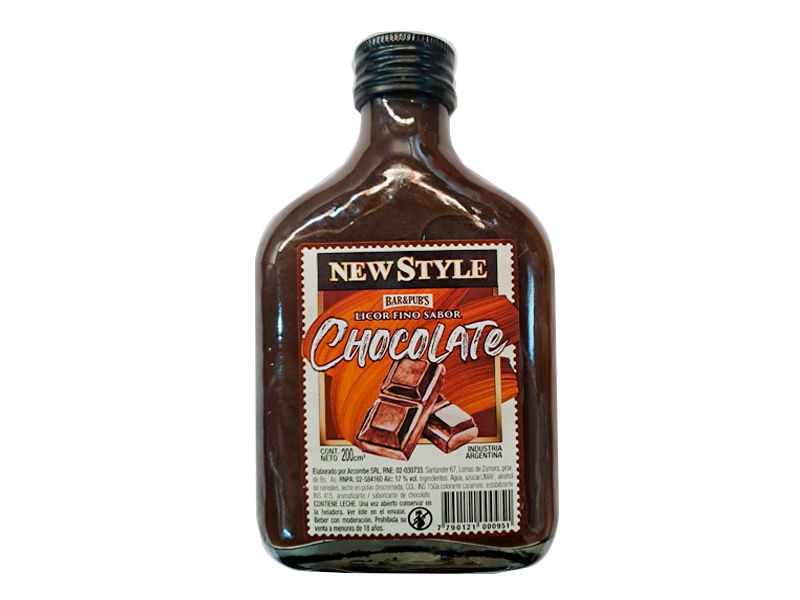 X6 UNID LICOR CHOCOLATE