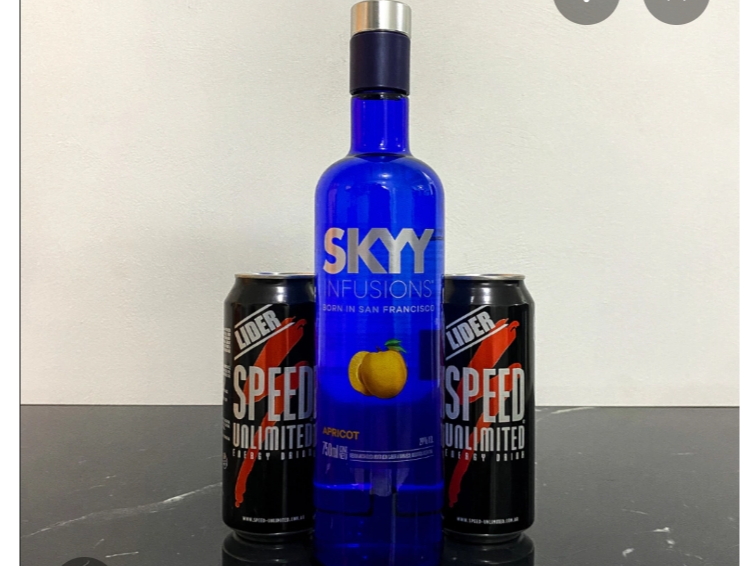 X1 UNID SKKY DURAZNO +X2 UNID SPEED XL