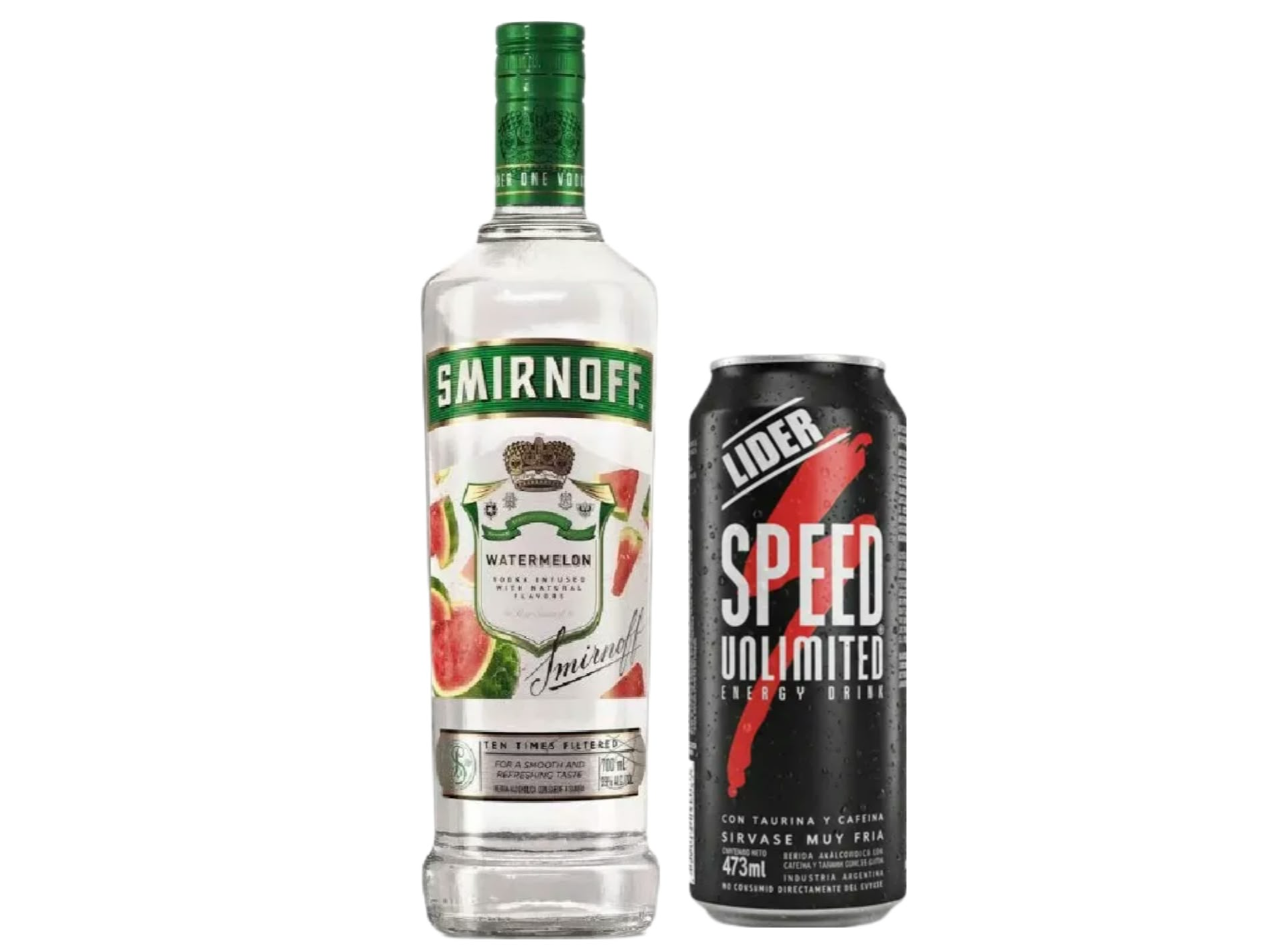 X6 UNID SMIRNOFF SANDIA + X12 UNID SPEED XL