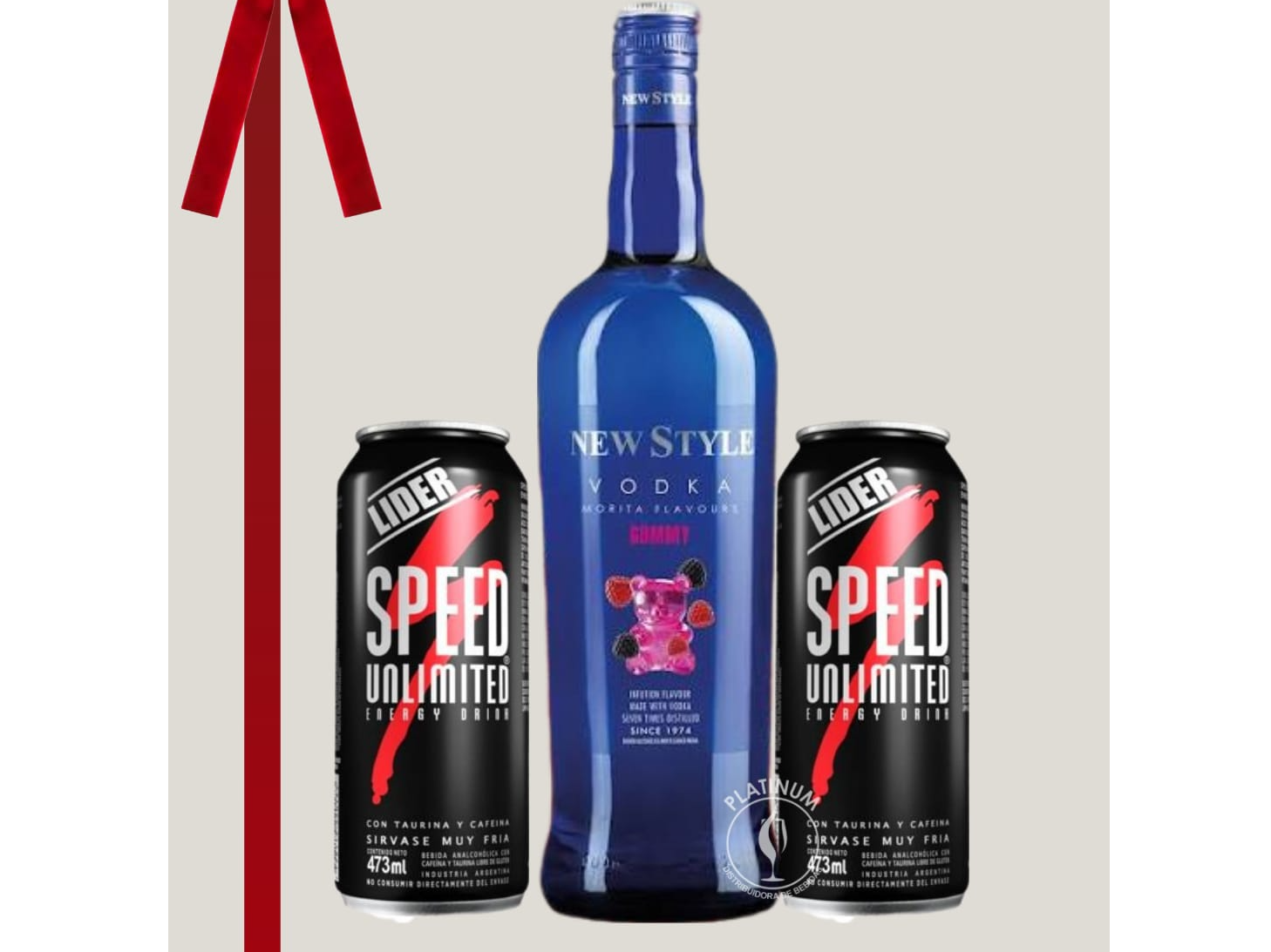 VODKA NEW STYLE GOMITAS + 2 SPEED XL