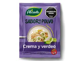 Sabor en Polvo Crema y Verdeo x unid