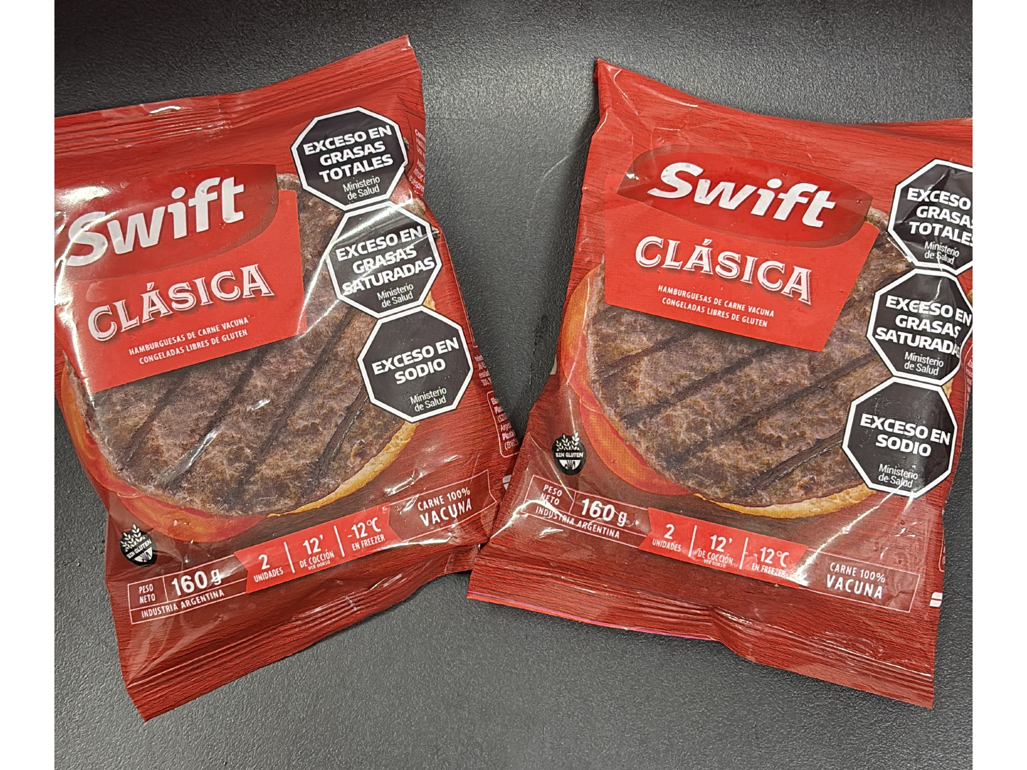 Hamburguesa Swift x 2 uni. (100% carne)