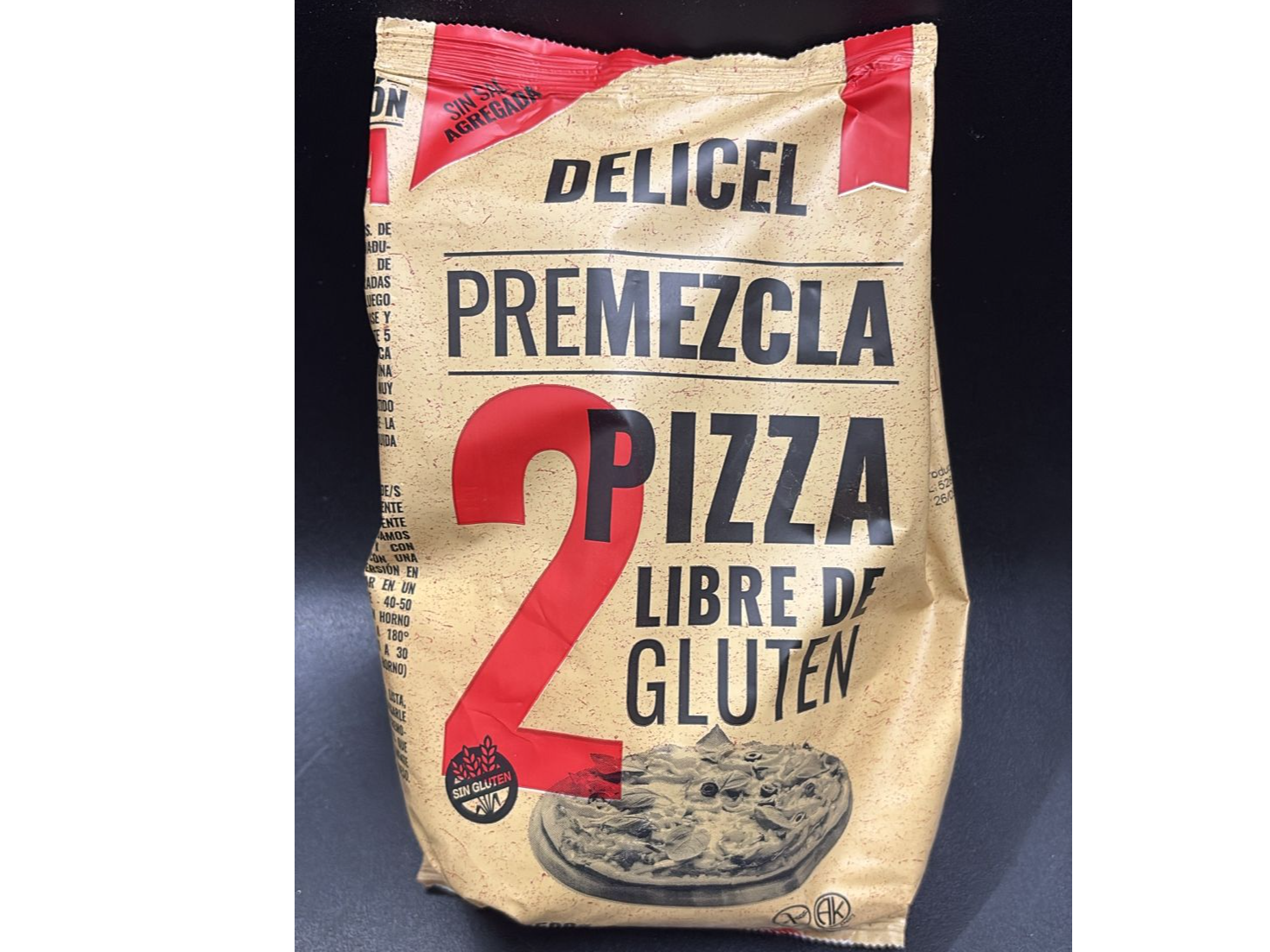 Premezcla para Pizza. Sin Tacc. 500gr DELICEL