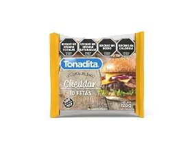 Queso Cheddar en Fetas TONADITA x 10u