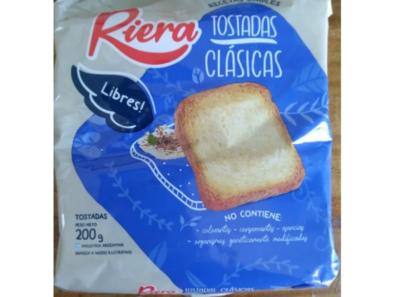 Tostadas clásicas Riera