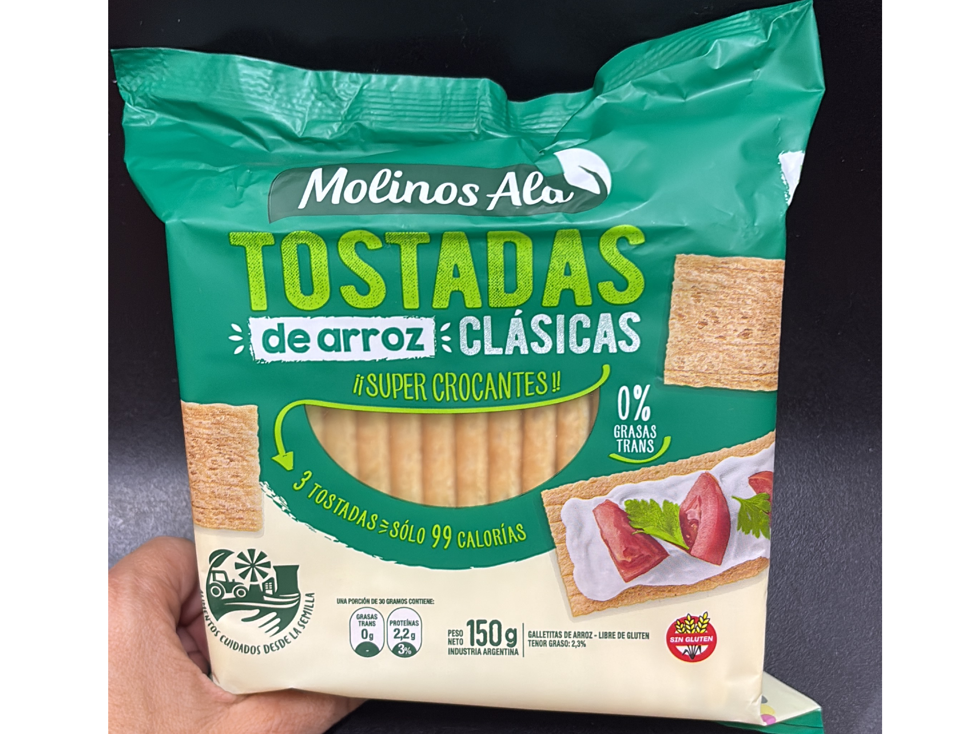 Tostadas de Arroz Clasicas Molinos Ala x 150gr