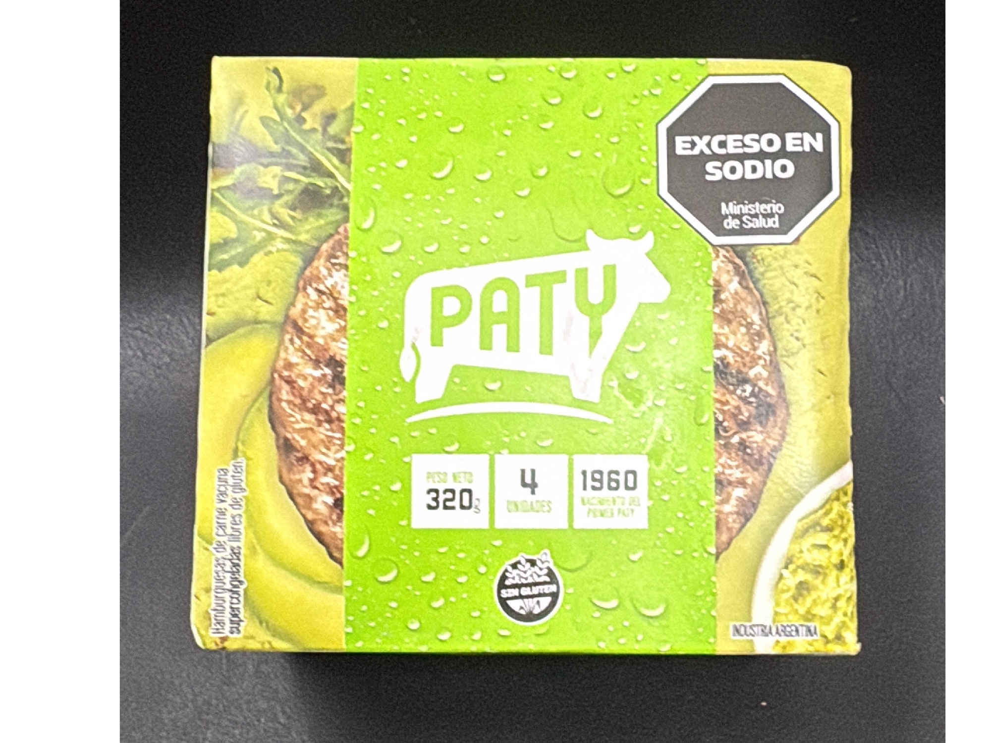 Hamburguesa Paty Light x 4 uni. (100% carne)