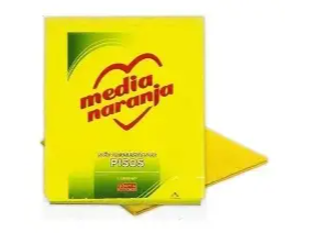 Paño Amarillo Multiuso MEDIA NARANJA x 1un.