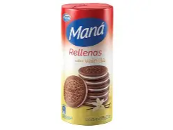 Maná chocolate  rellena sabor VAINILLA