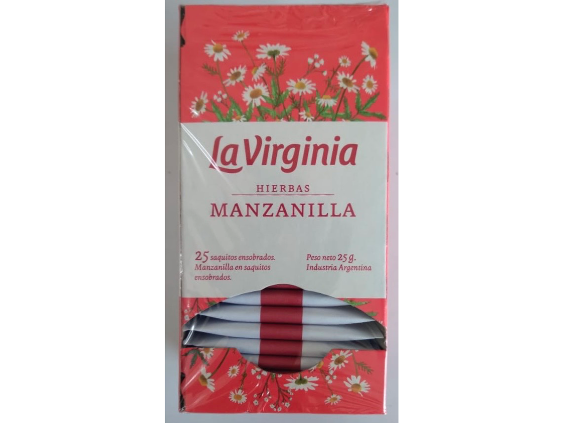 Te LA VIRGINIA MANZANILLA 25 uni.