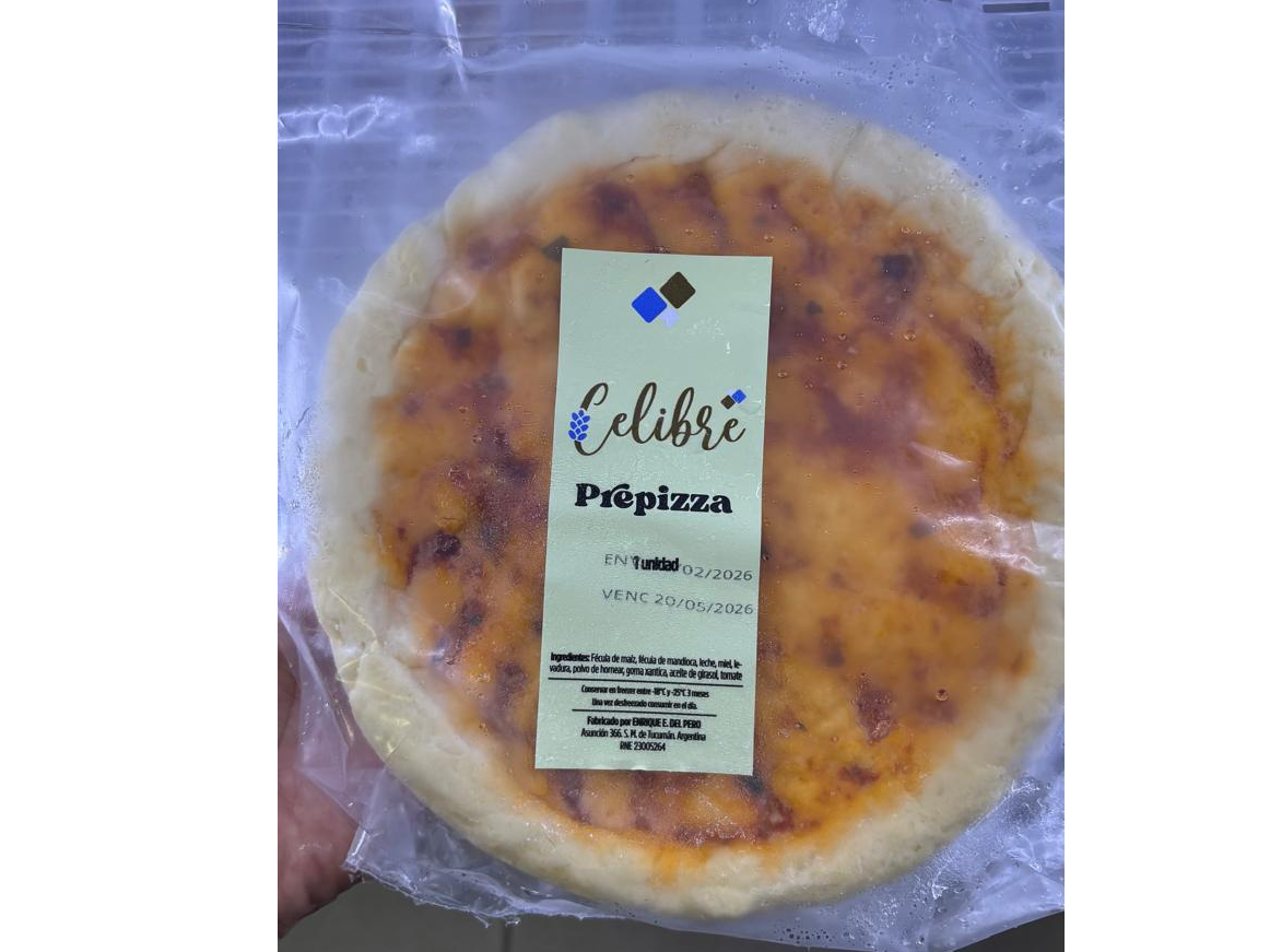 Prepizza Congelada CELIBRE