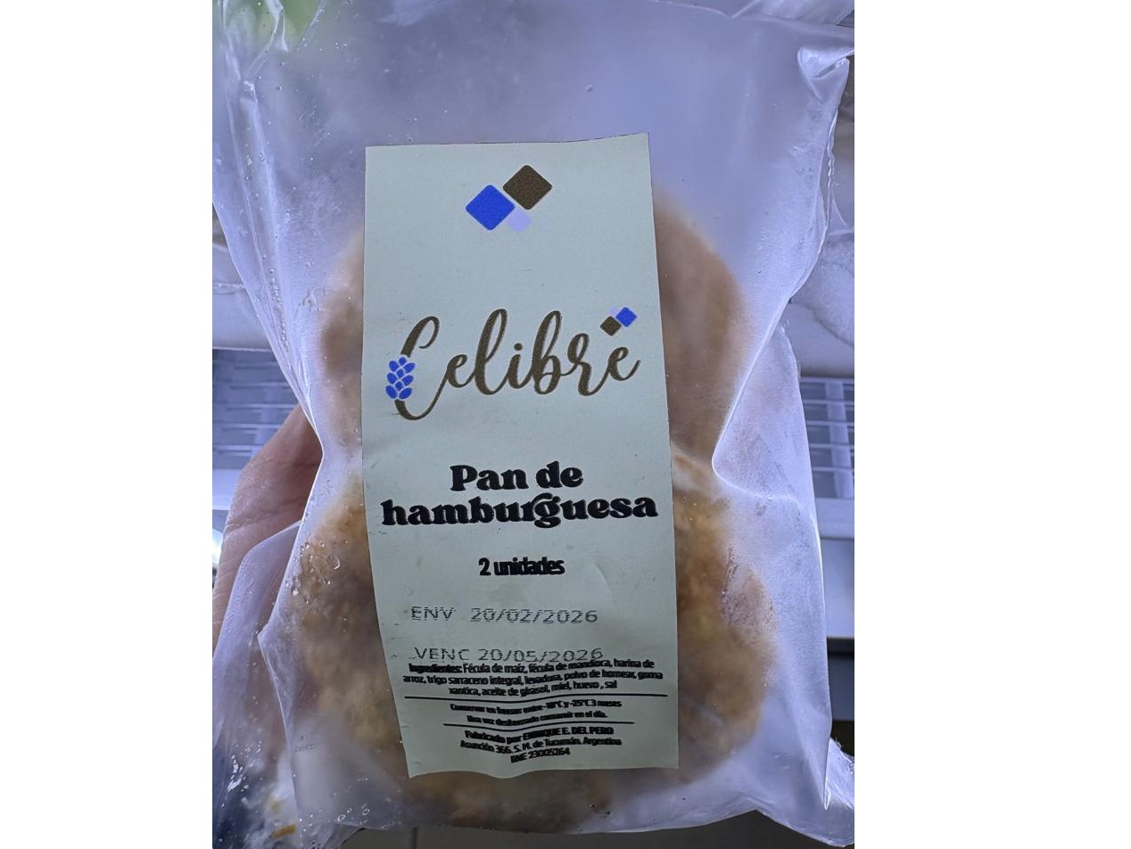 Pan de HAMBURGUESA X 2 uni. CELIBRE