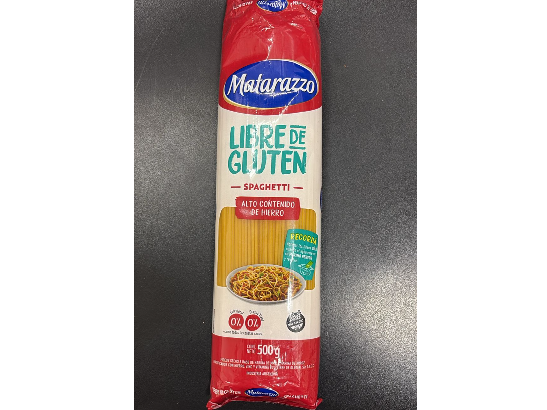 Fideos Spaghetti Sin Tacc 500gr. Matarazzo