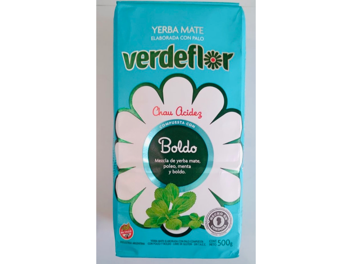 Yerba mate VERDEFLOR BOLDO 500gr