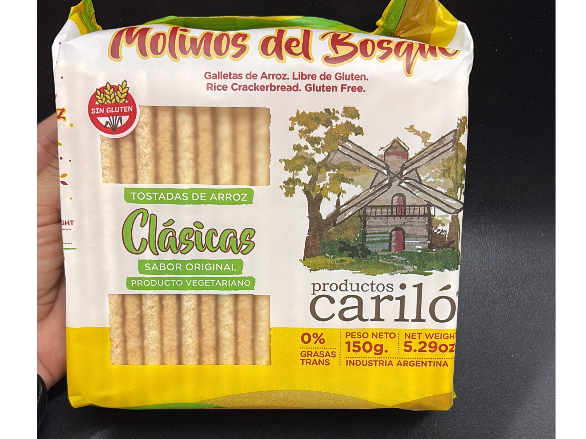 Tostadas de Arroz Clásicas Molino del Bosque x 150gr