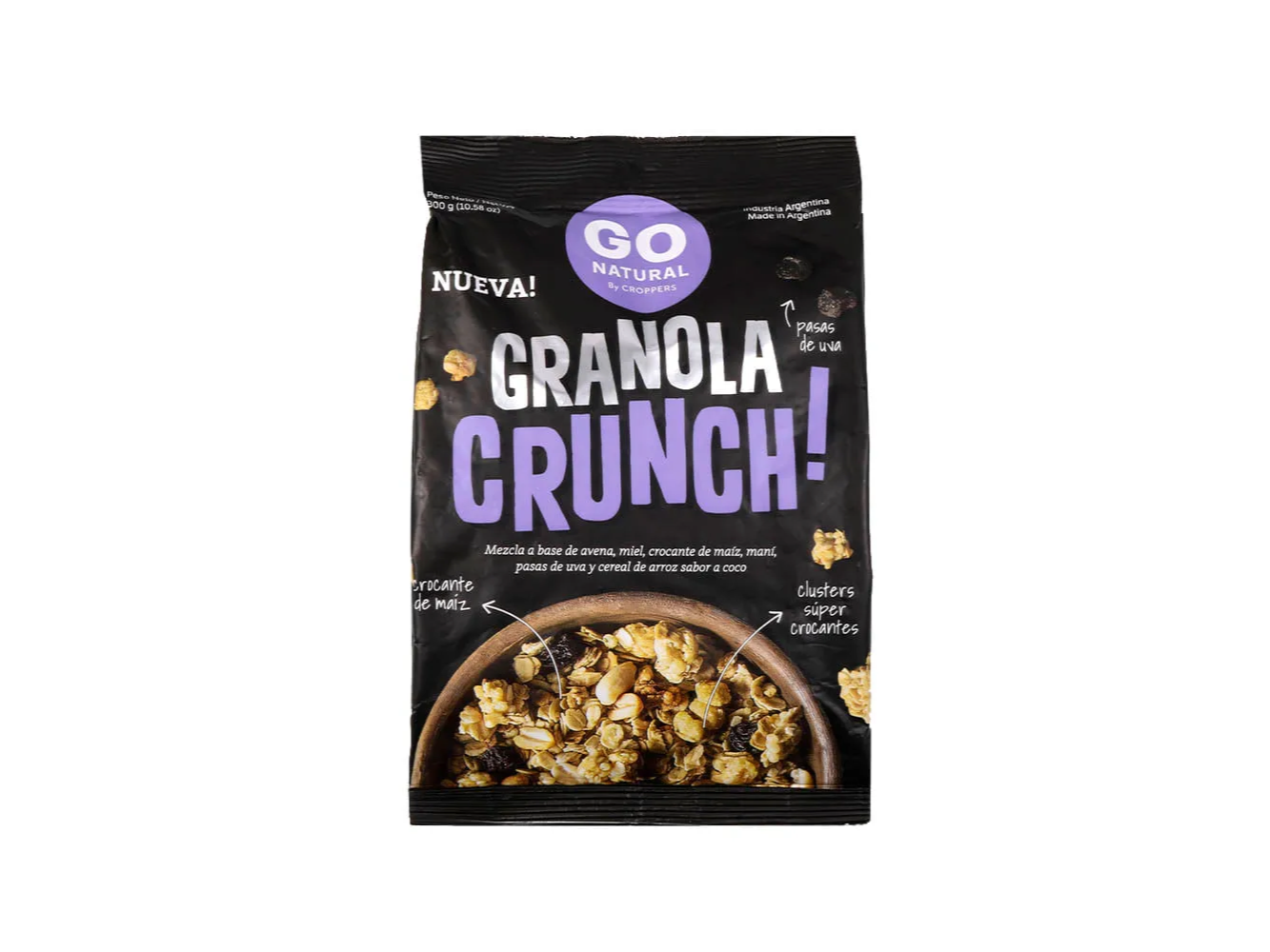 CRUNCH GO NATURAL 35G