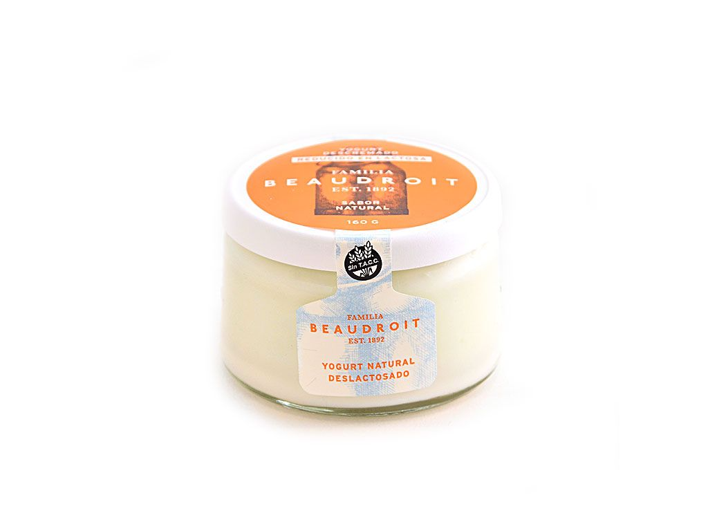 YOGUR NATURAL DESLACTOSADO 160G