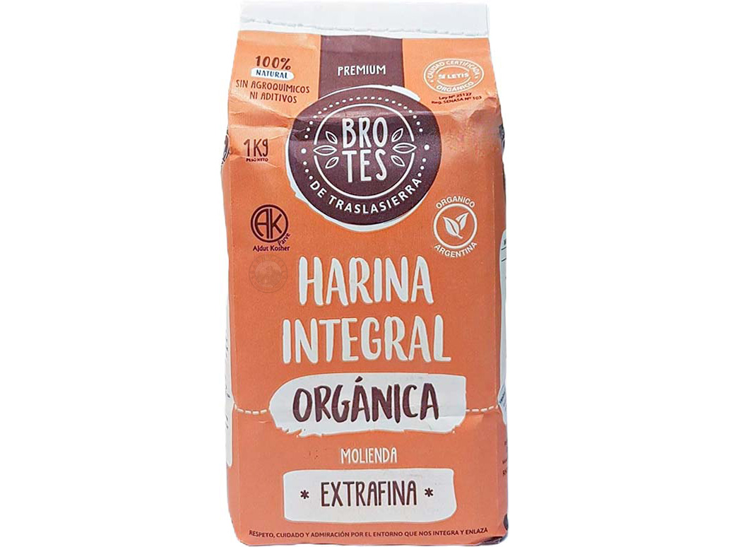 HARINA INTEGRAL EXTRAFINA ORGANICA 1KG