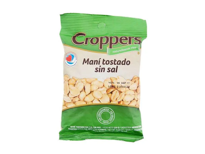 MANI TOSTADO SIN SAL 45G