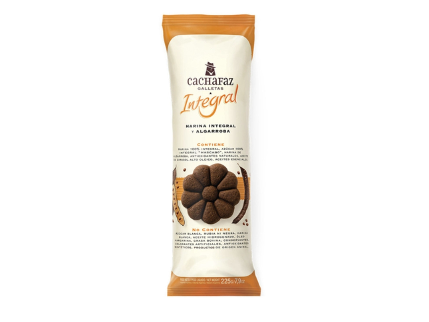 GALLETAS INTEGRALES ALGARROBA 225G
