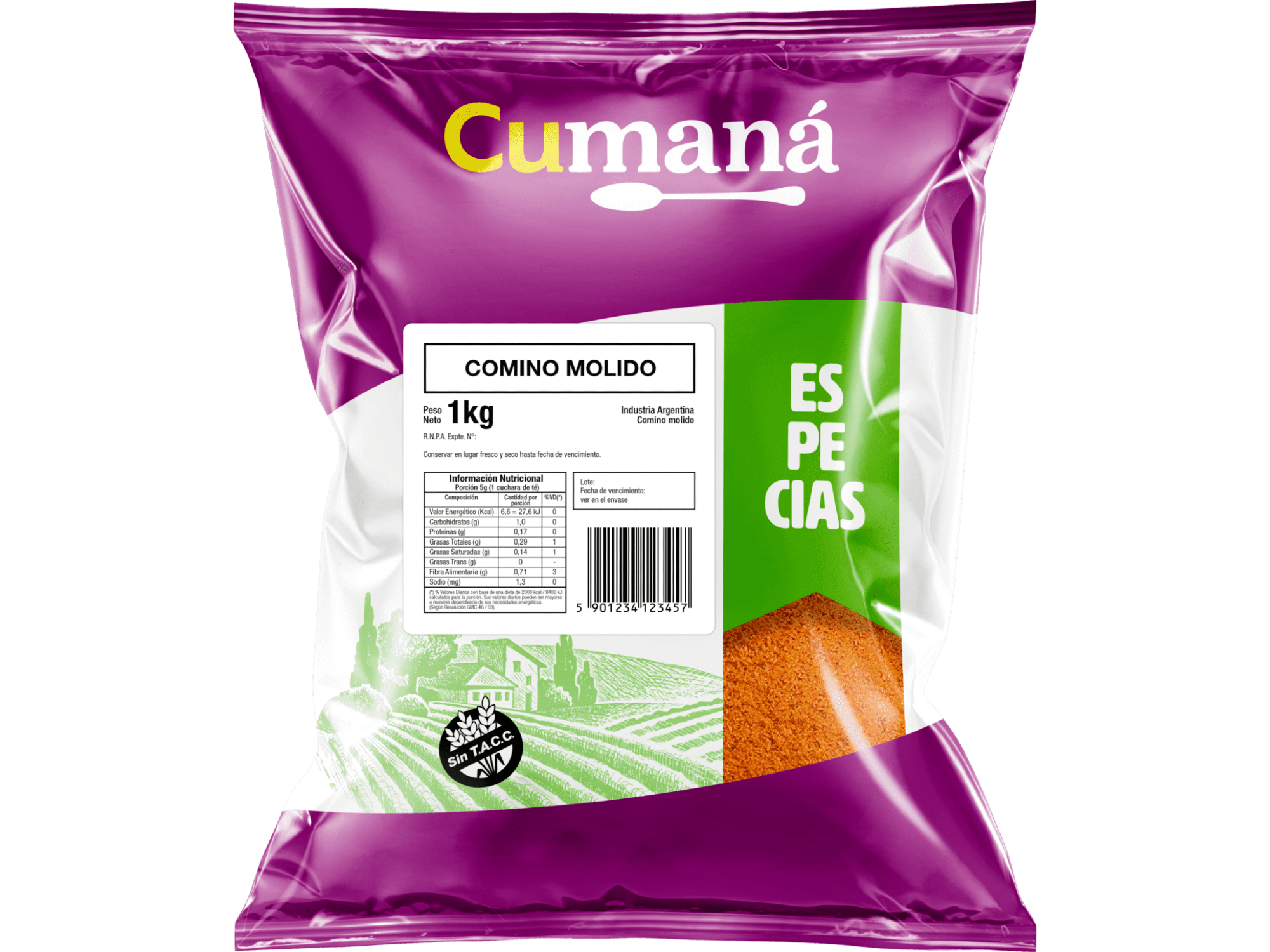 COMINO MOLIDO CUMANA 1KG