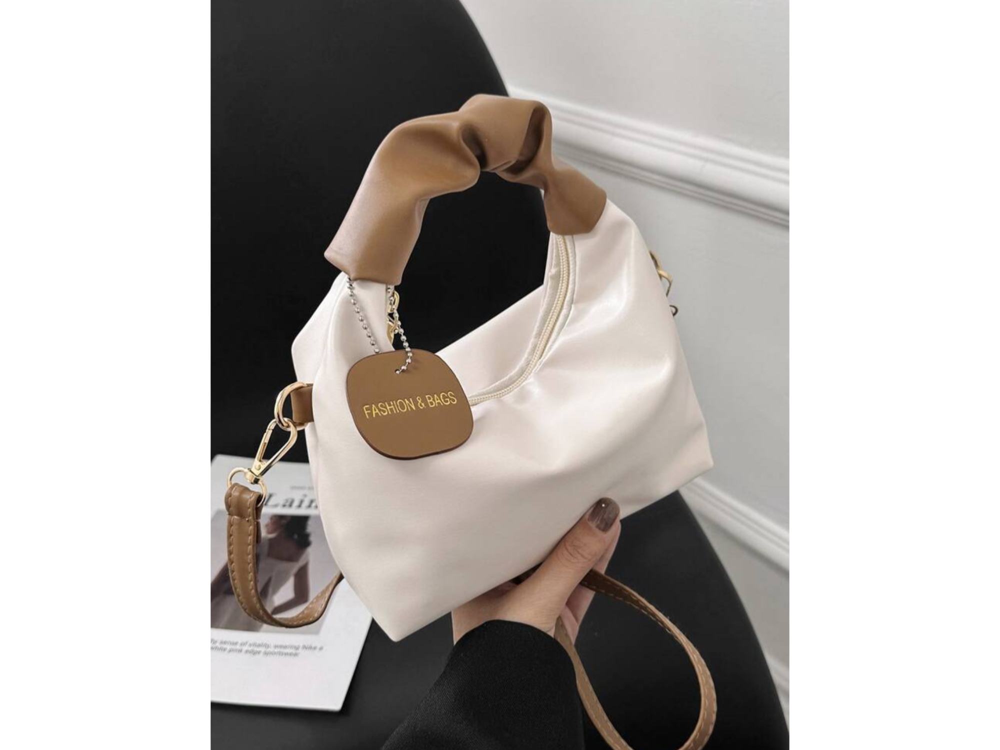 BOLSO PEQUEÑO DE MANO BLANCO