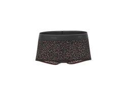 LOGO MESH SHORT PANTY Ganache Leopard Print