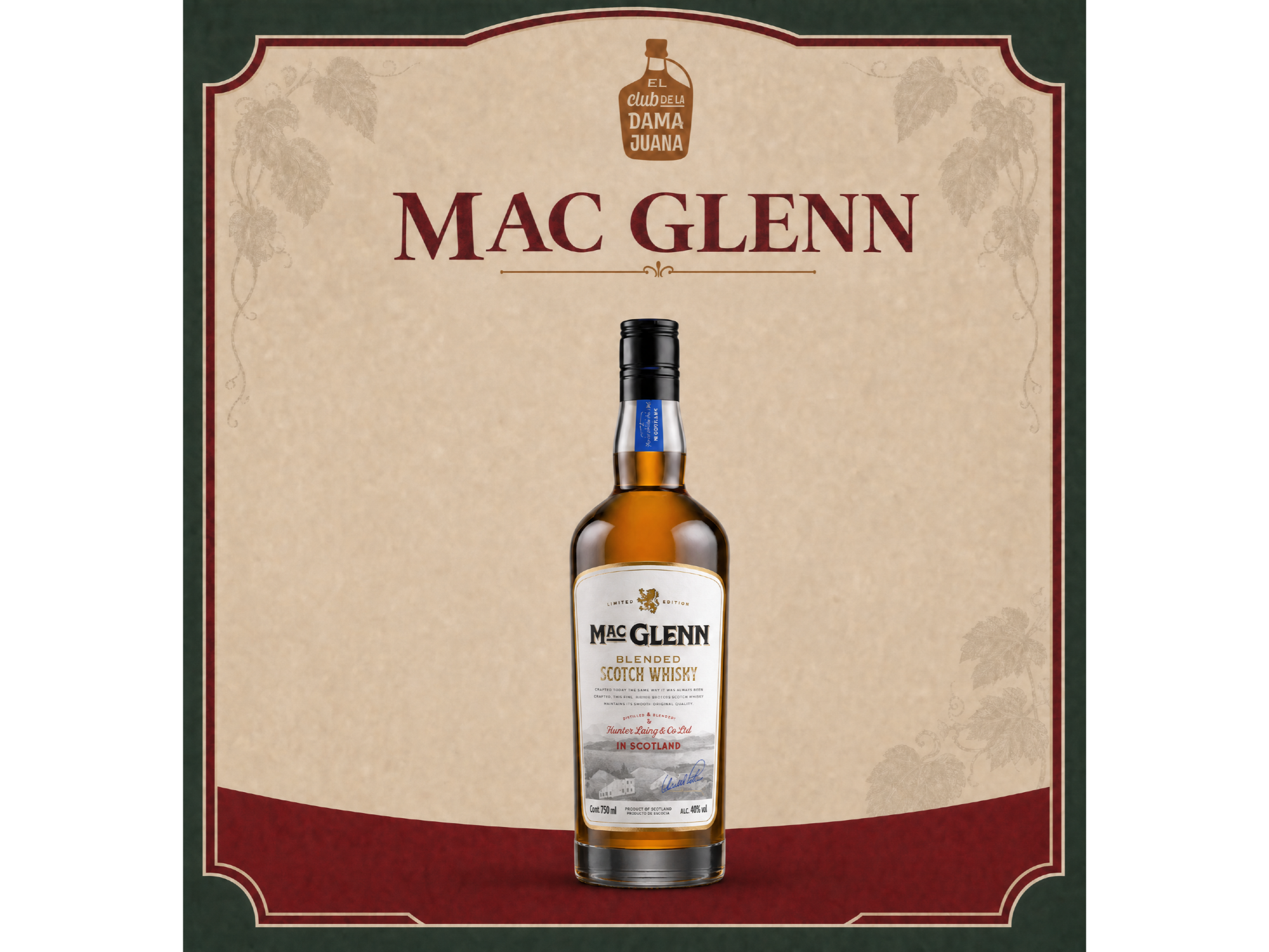 Whisky Mac Glenn de EL CLUB DE LA DAMAJUANA
