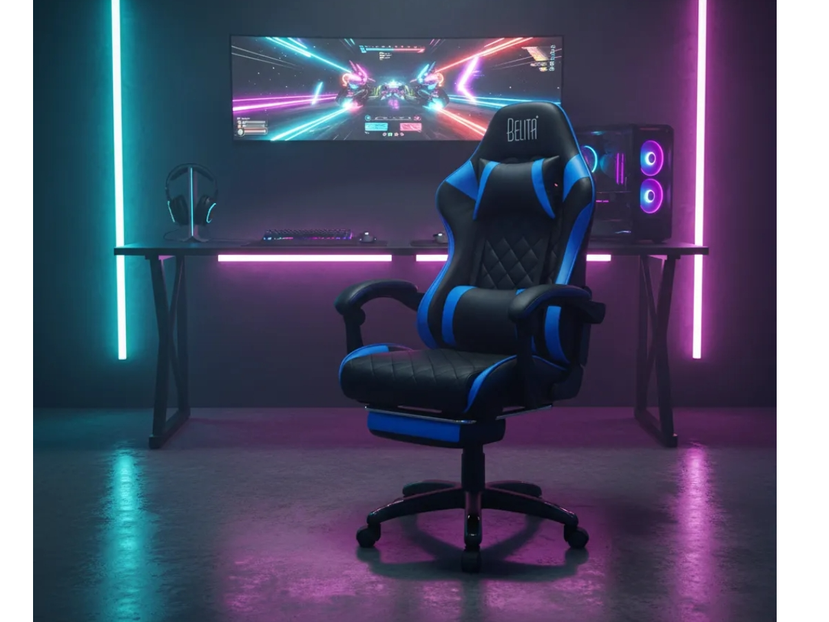 Silla Gamer (Azul)  - Belita