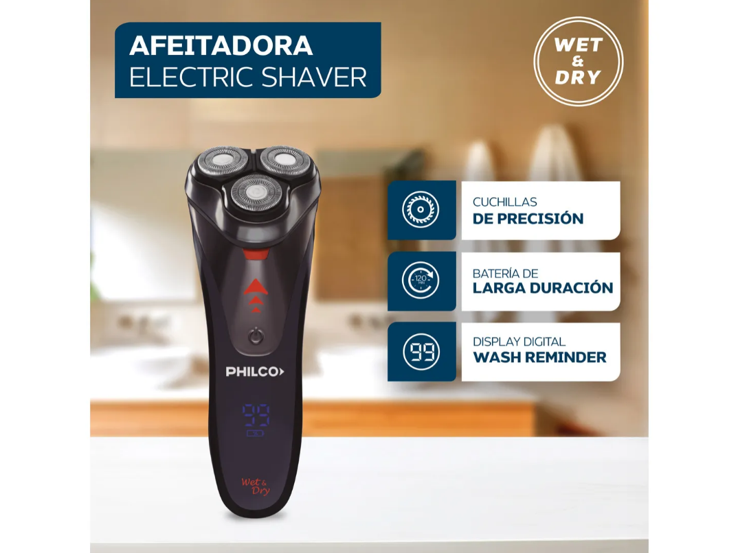 Afeitadora Inalámbrica - Philco