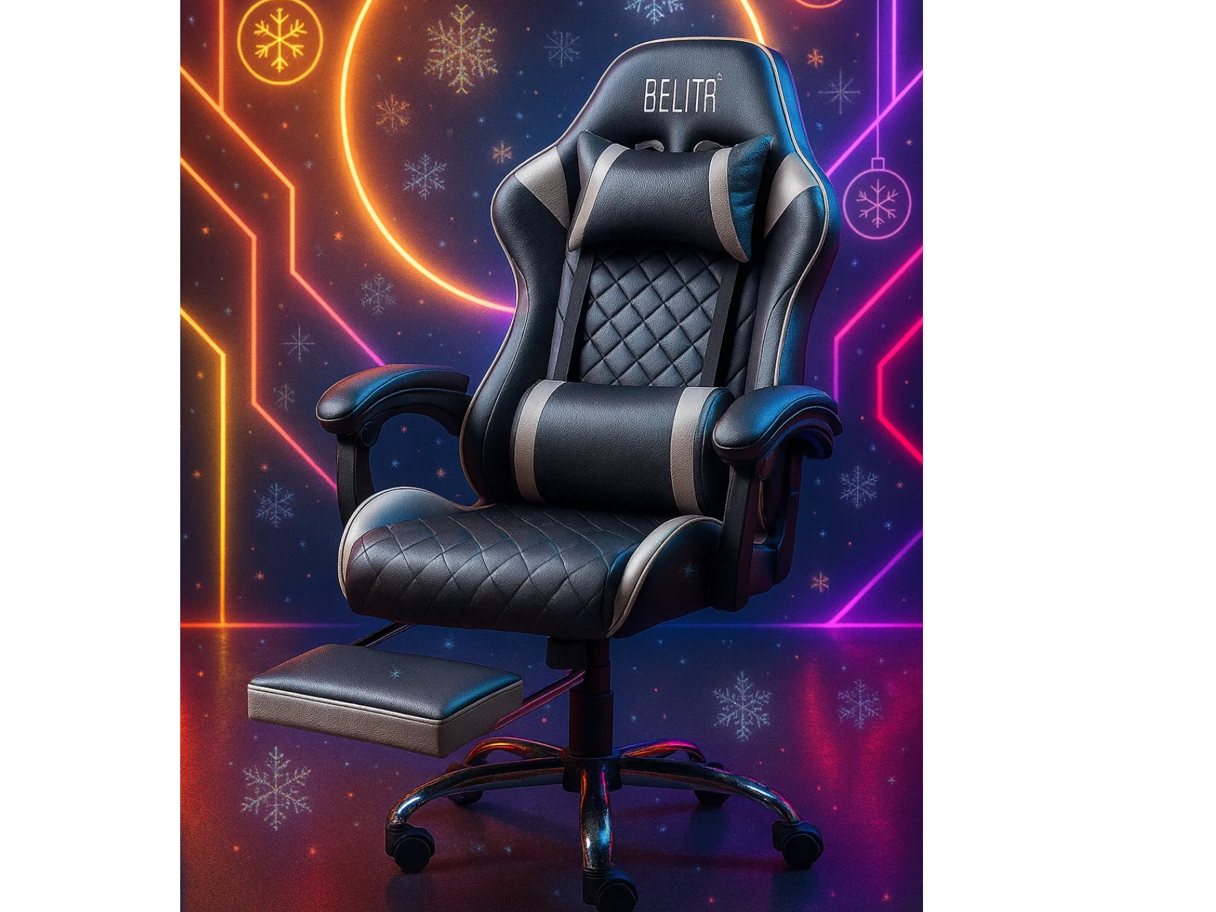 Silla Gamer (Gris)  - Belita