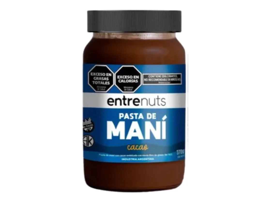 Pasta de mani entrenuts cacao