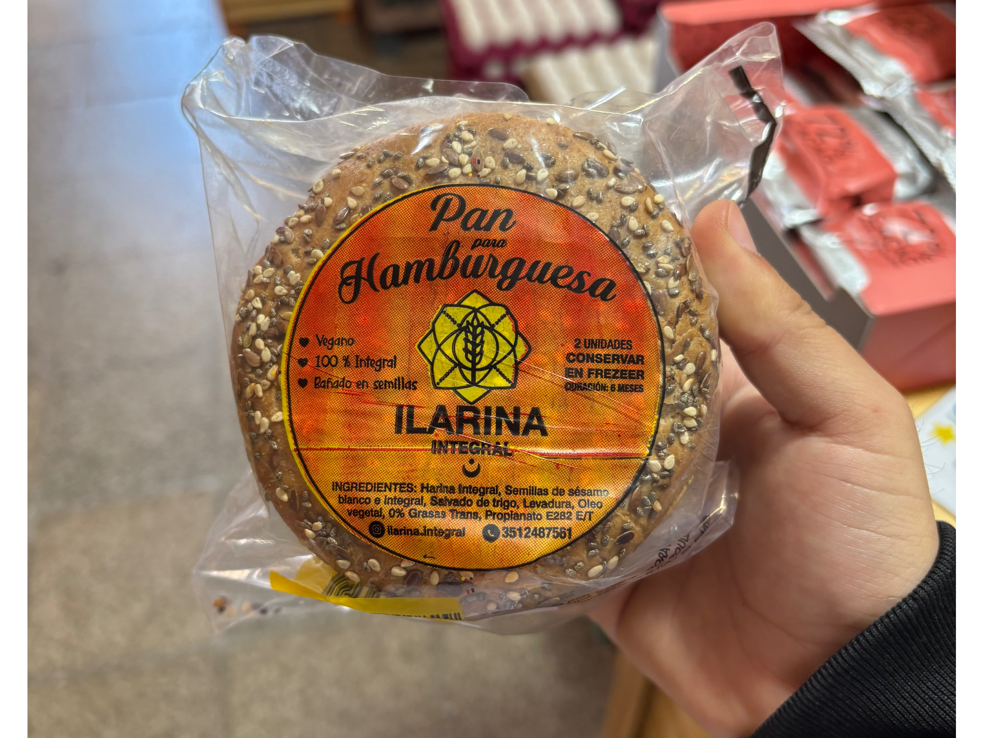 Pan Hamburguesa integrales x2