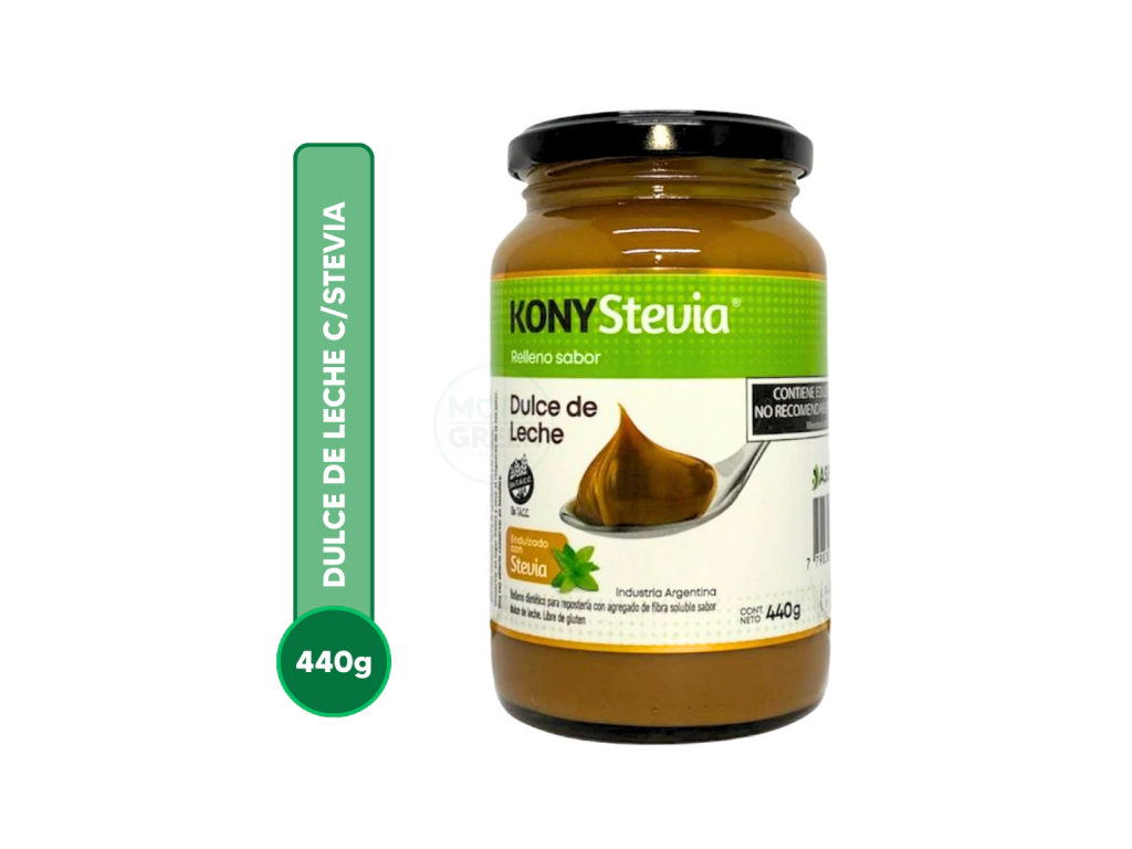 Dulce de leche con stevia kony
