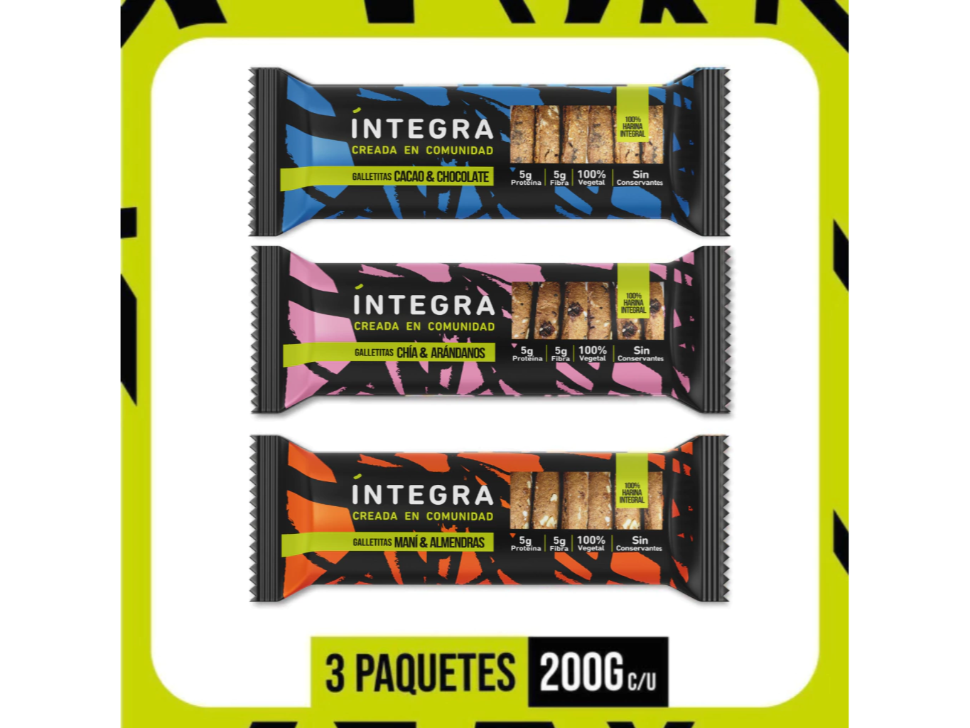 Galletas integra varios sabores