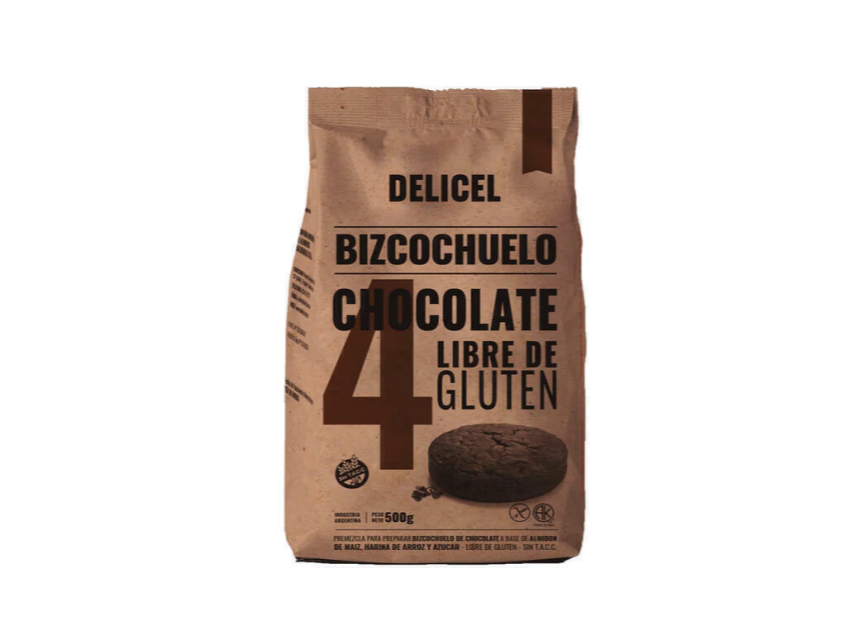 Premezcla delicel bizcochuelo choco