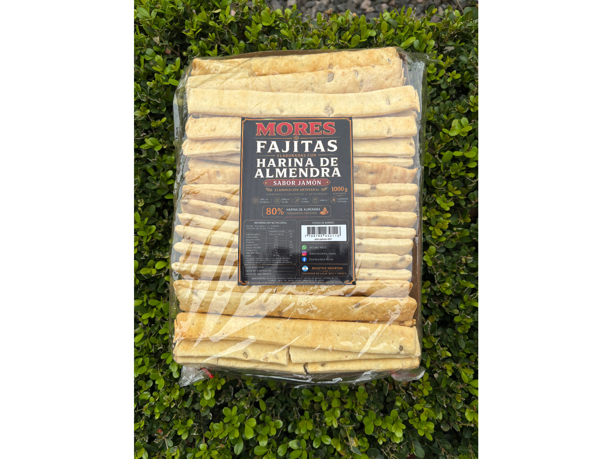 Chalitas de almendras sabor jamón