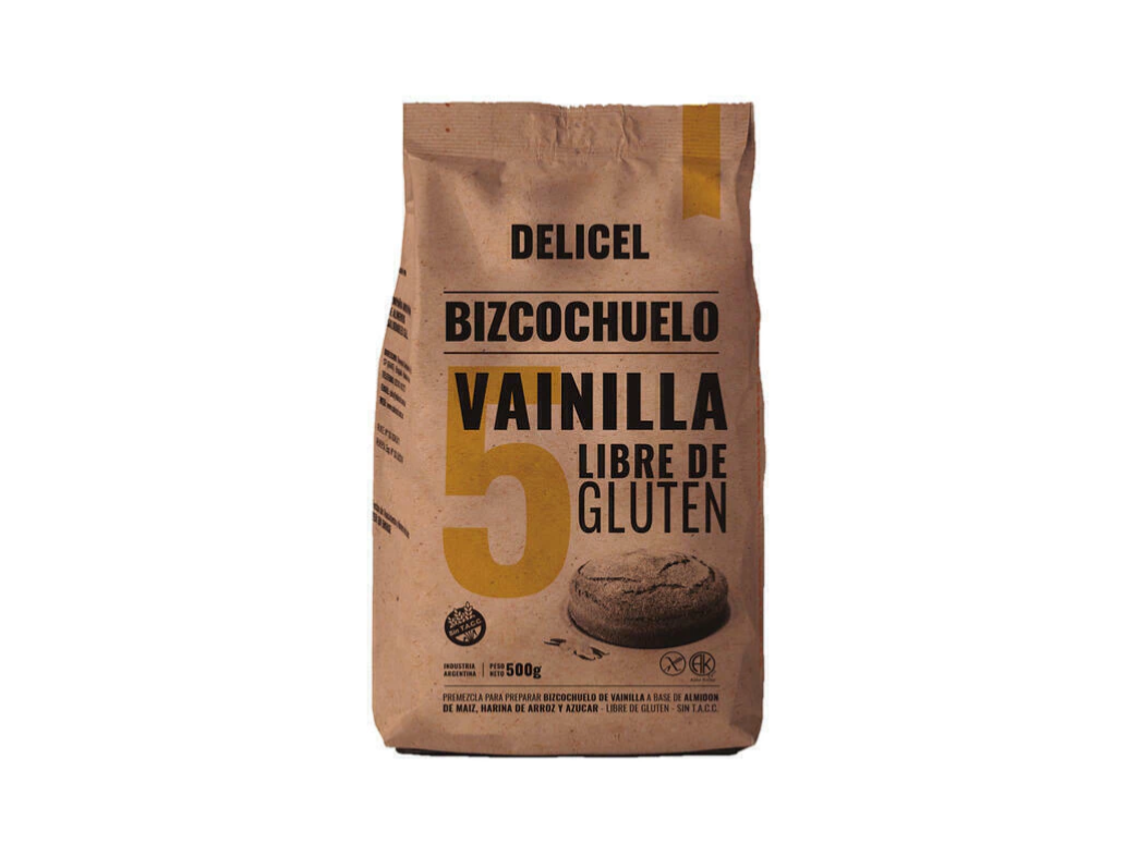 Premezcla delicel bizcochuelo vainilla