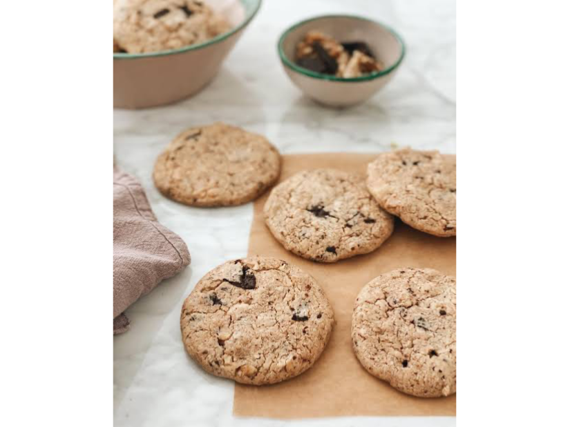 Cookies saludables arándanos,durazno y pasas rubias