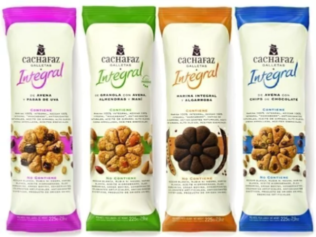 Galletas integrales cachafaz varios sabores
