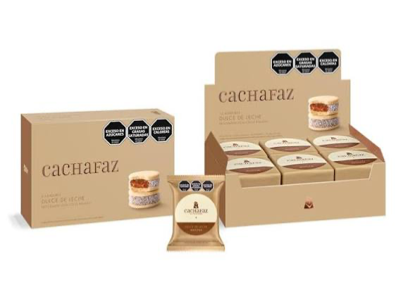 Alfajor cachafaz maicena con dulce de leche