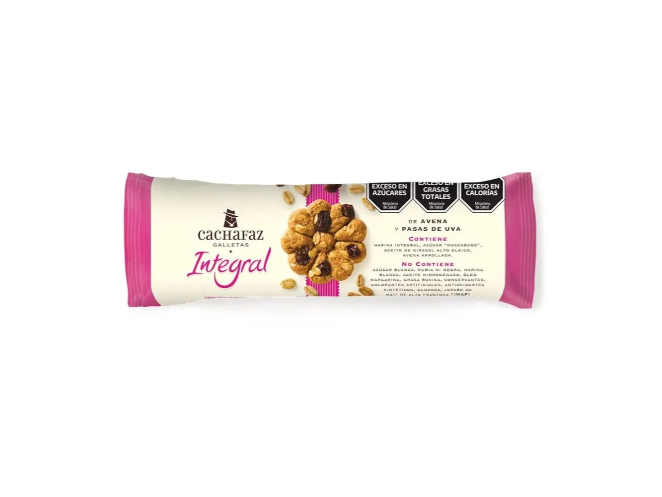 Galletas integral avena y pasas