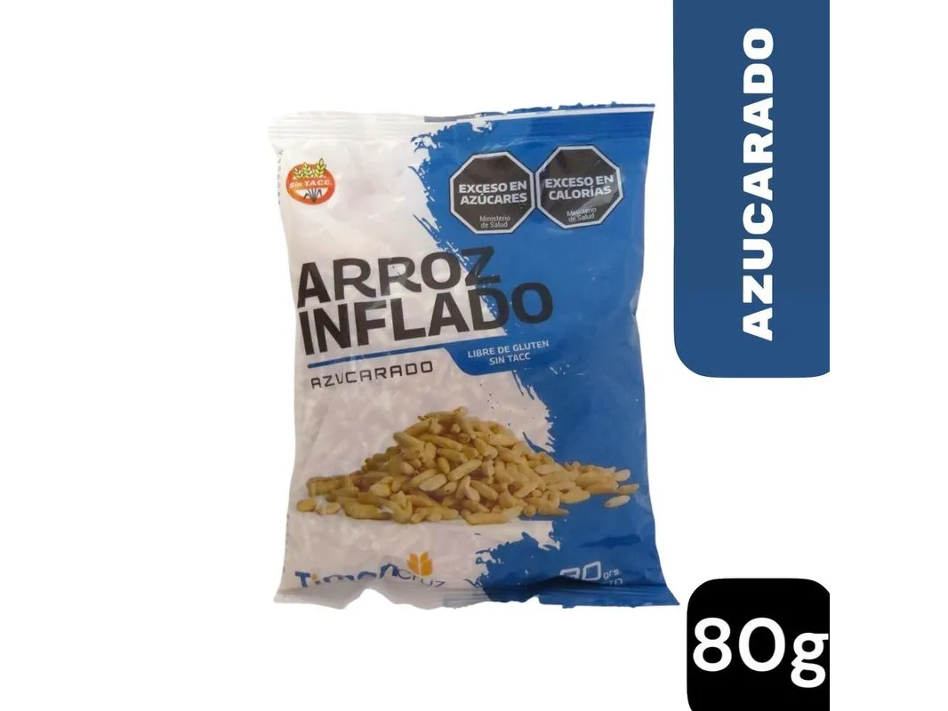 Arroz inflado azucarado