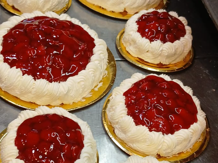 Frutillas con crema chantilly