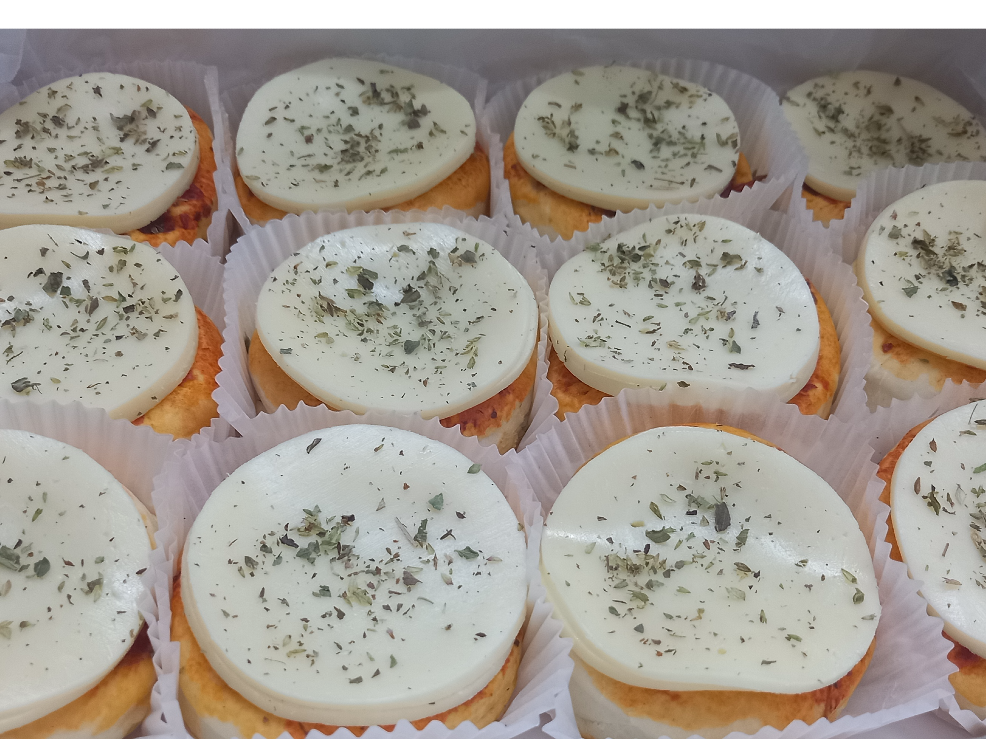 Pizzetas tomate /cebolla ,muzarella