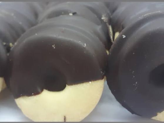 Roscas de vainilla con chocolate